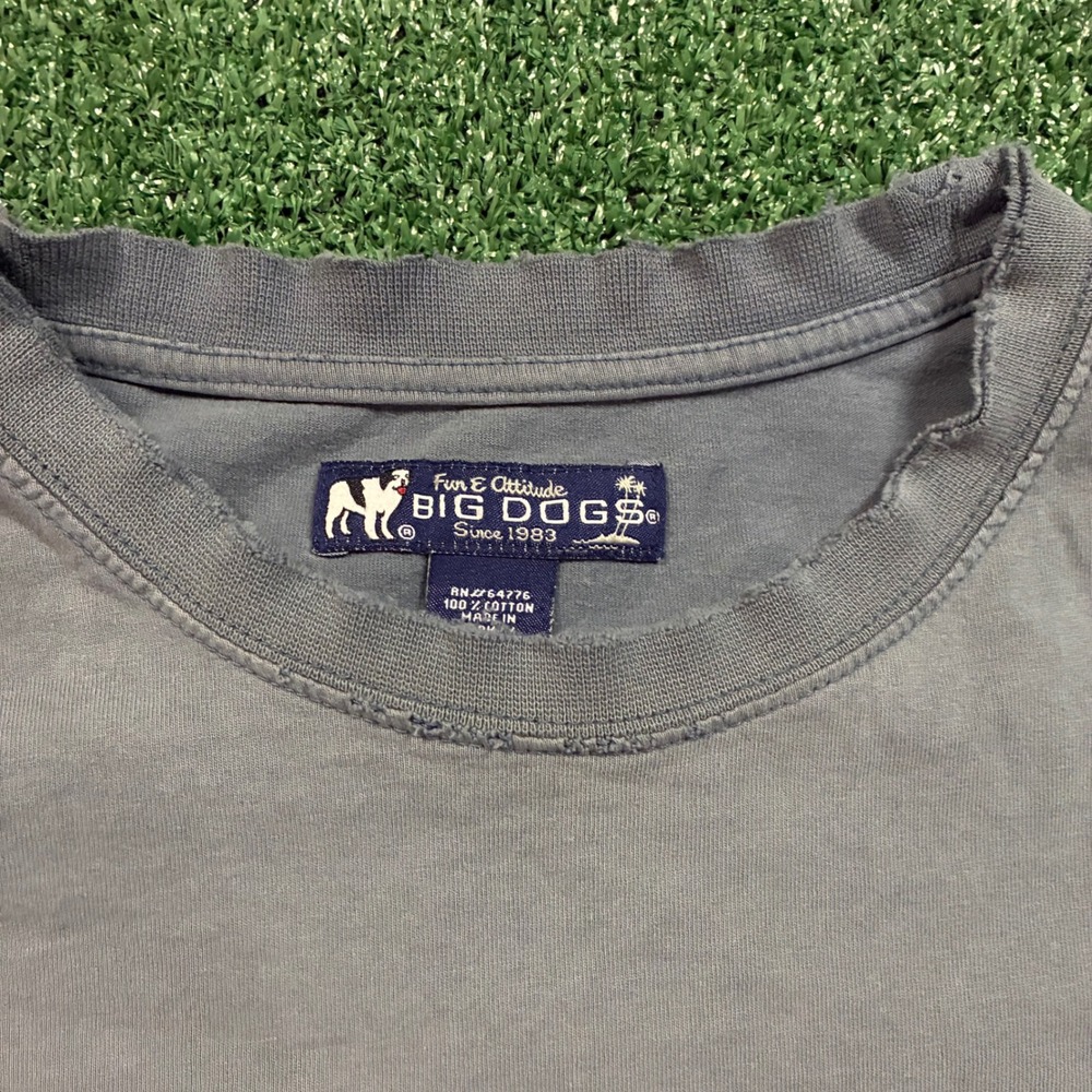 Vintage 90s Big Dogs Long Sleeve T-shirt - Picture 2 of 3